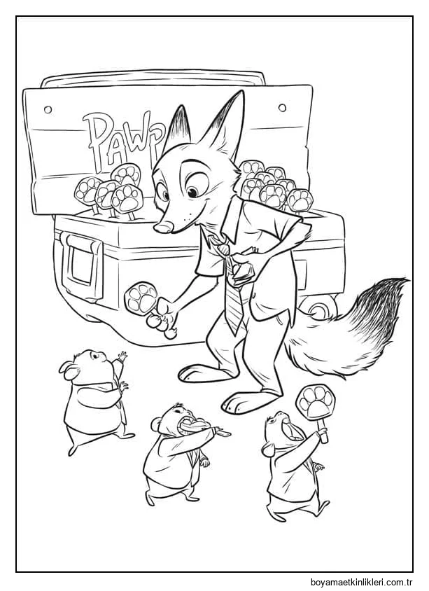 Zootropolis Yazdirilabilir