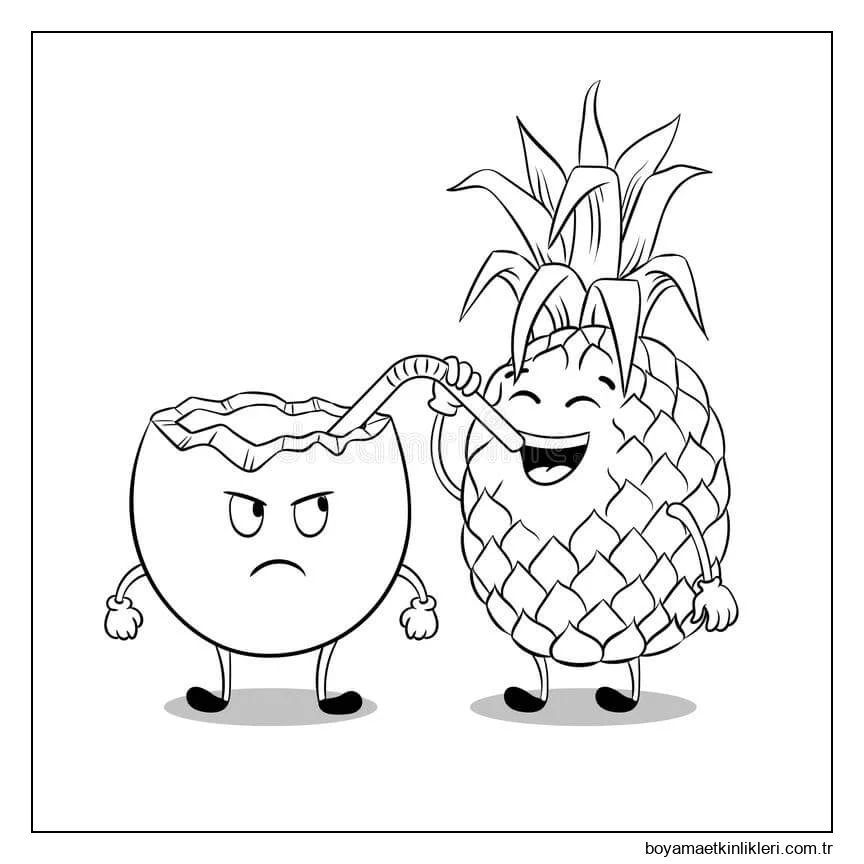 Ananas Hindistan Cevizi İçeceği