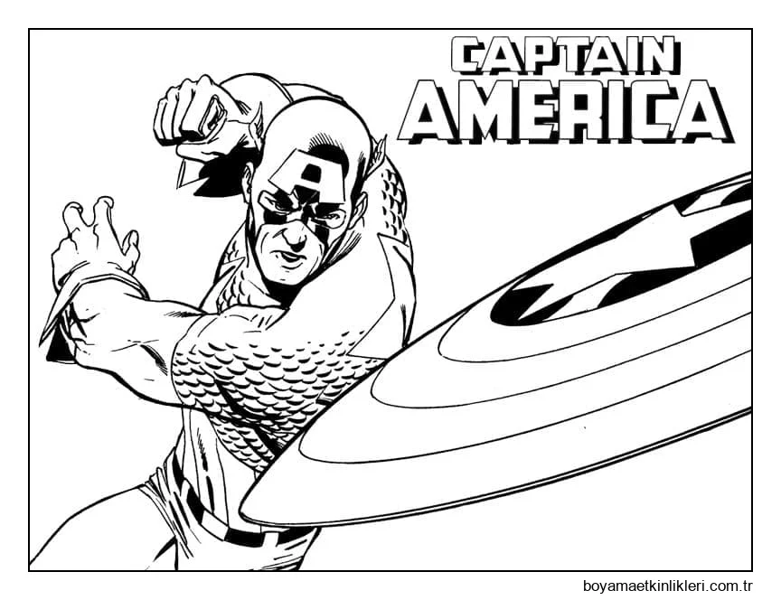 Animasyonlu Kaptan Amerika