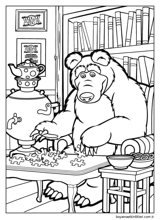 Ayı Bulmaca Oynuyor