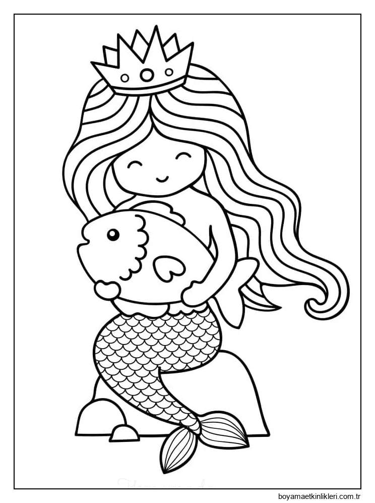 Balıklı Deniz Kızı