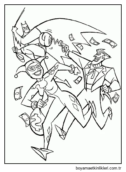 Batman, Harley Quinn ve Joker