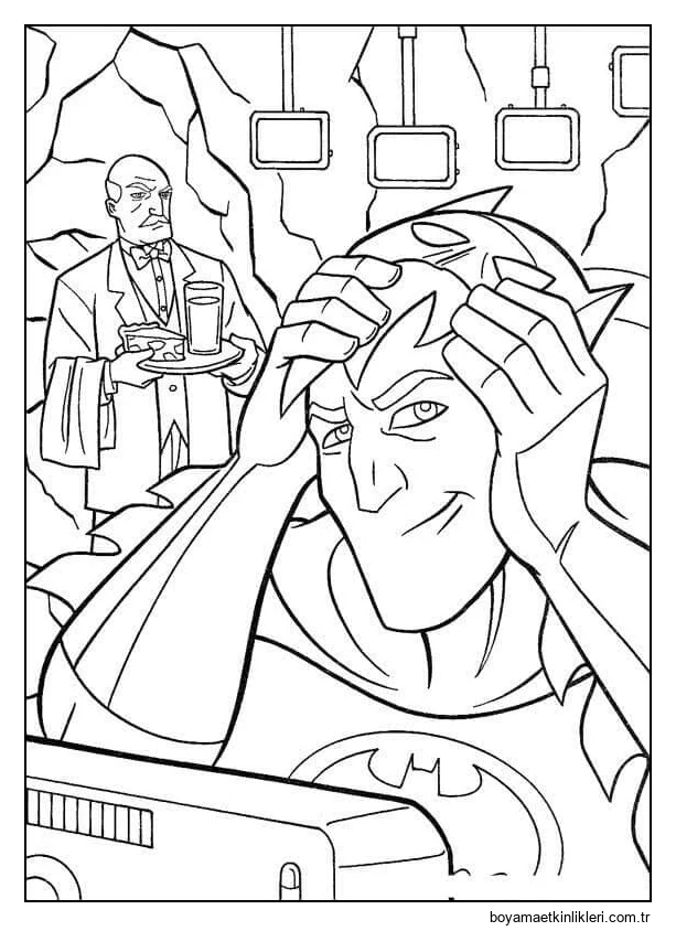 Batman kostümünü giymek