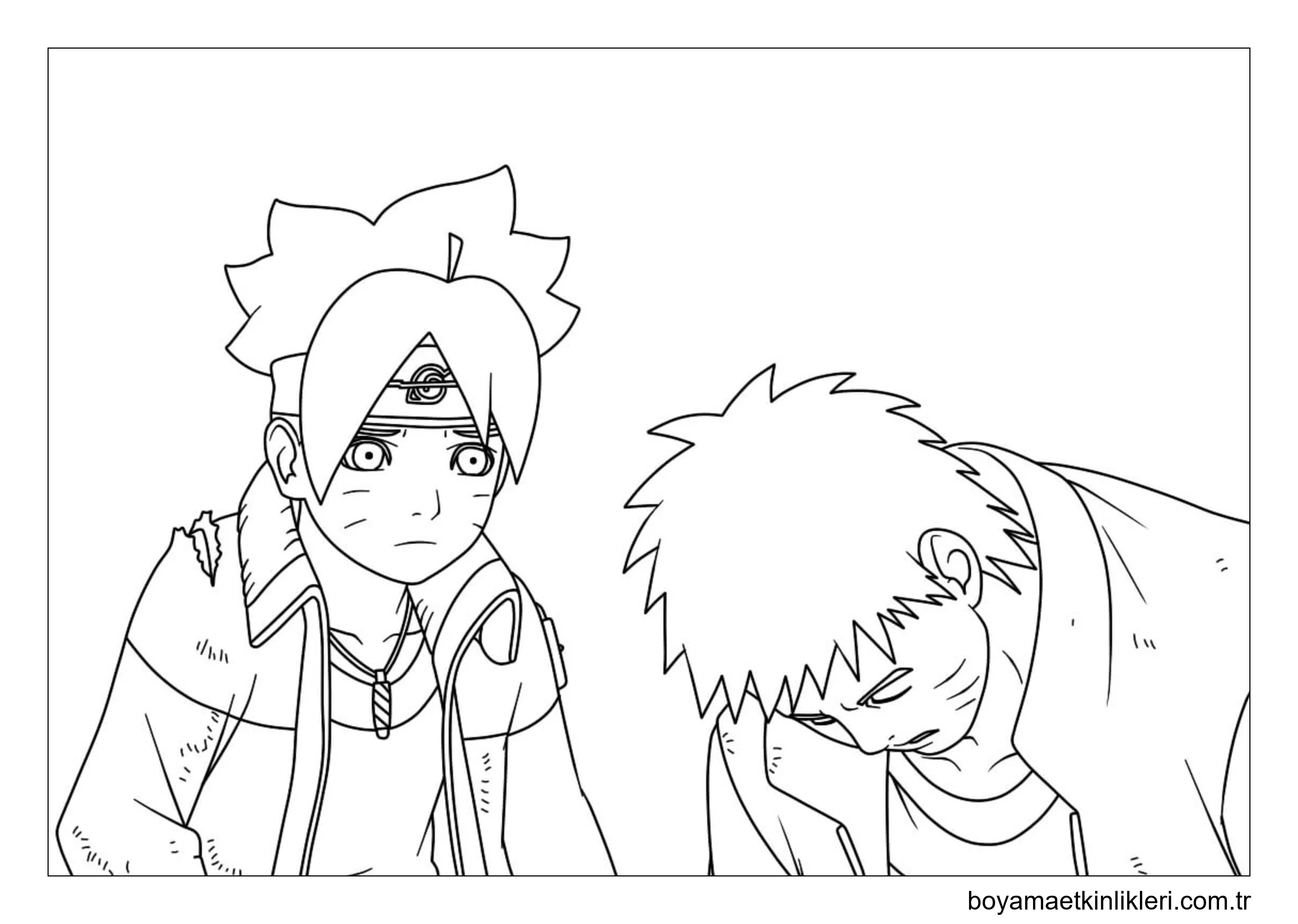 Boruto Endişelendi ve Naruto Düştü