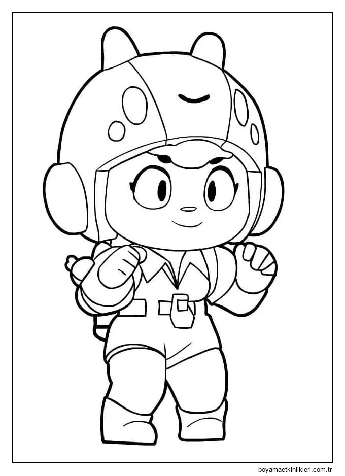 Brawl Stars Bea'yi çiz