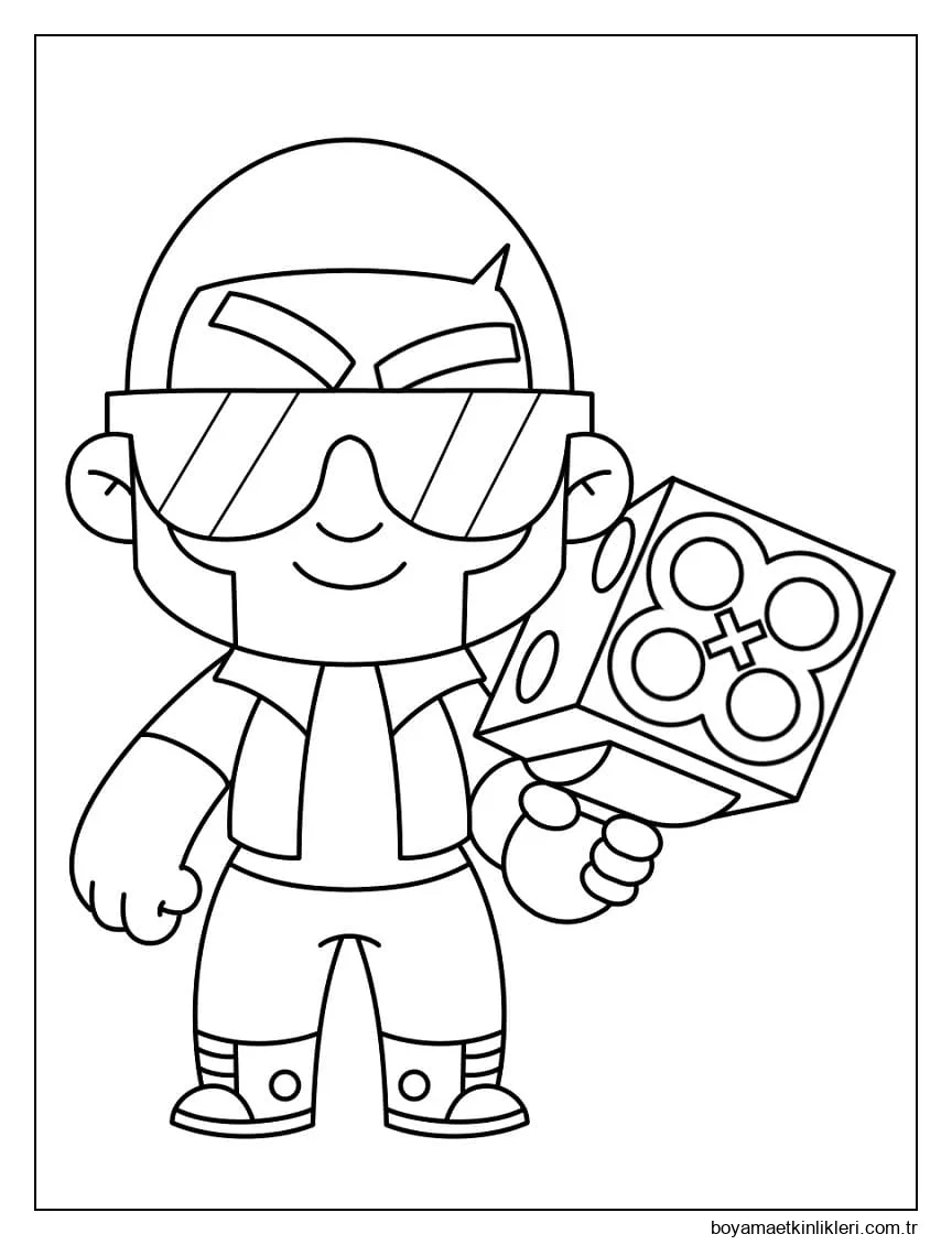Brawl Stars Brock'u çiz