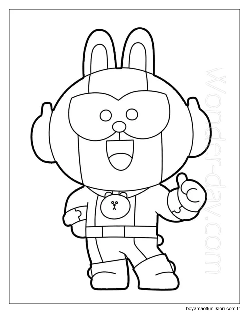 Brawl Stars Cony Max'i çiz