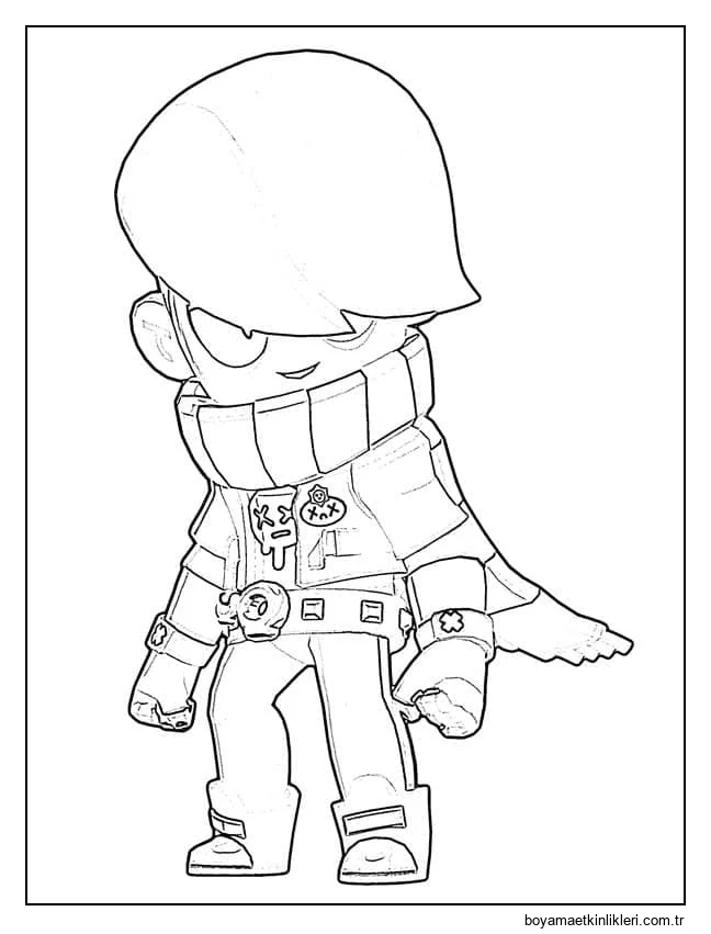 Brawl Stars Edgar'ı çiz