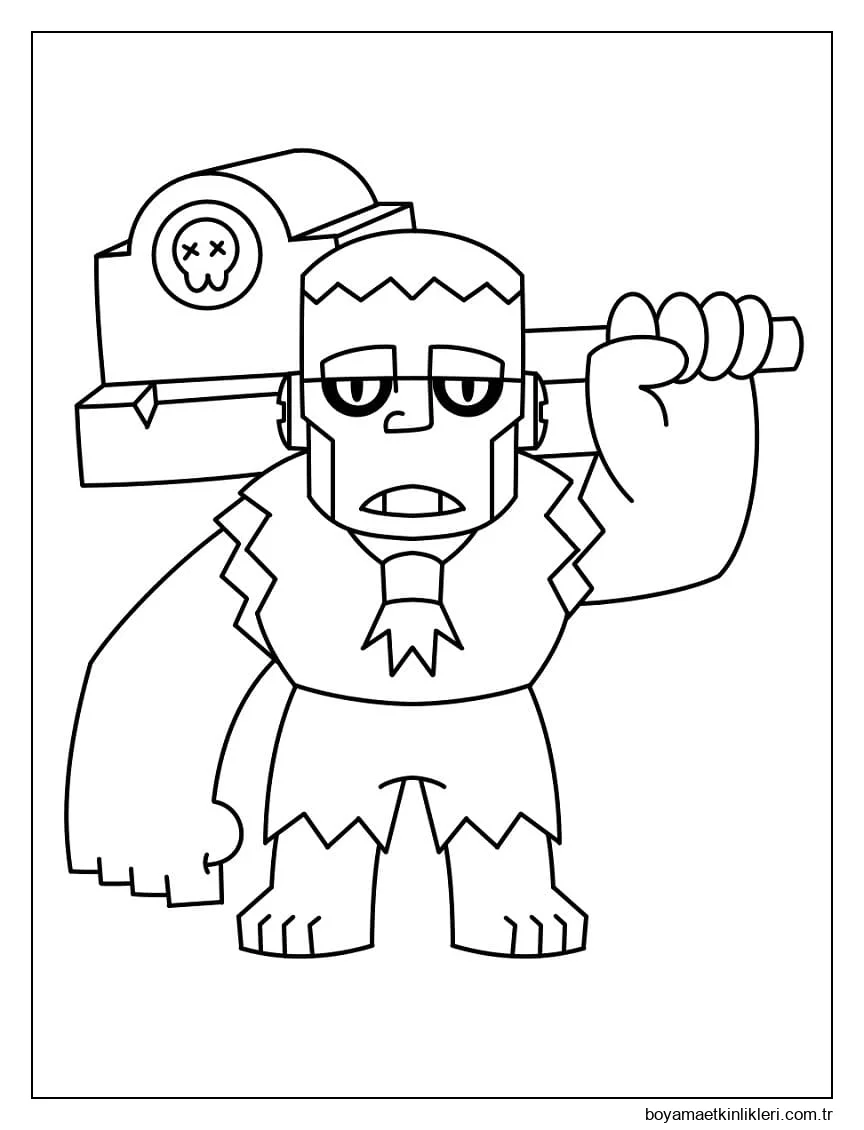 Brawl Stars Frank'i çiz