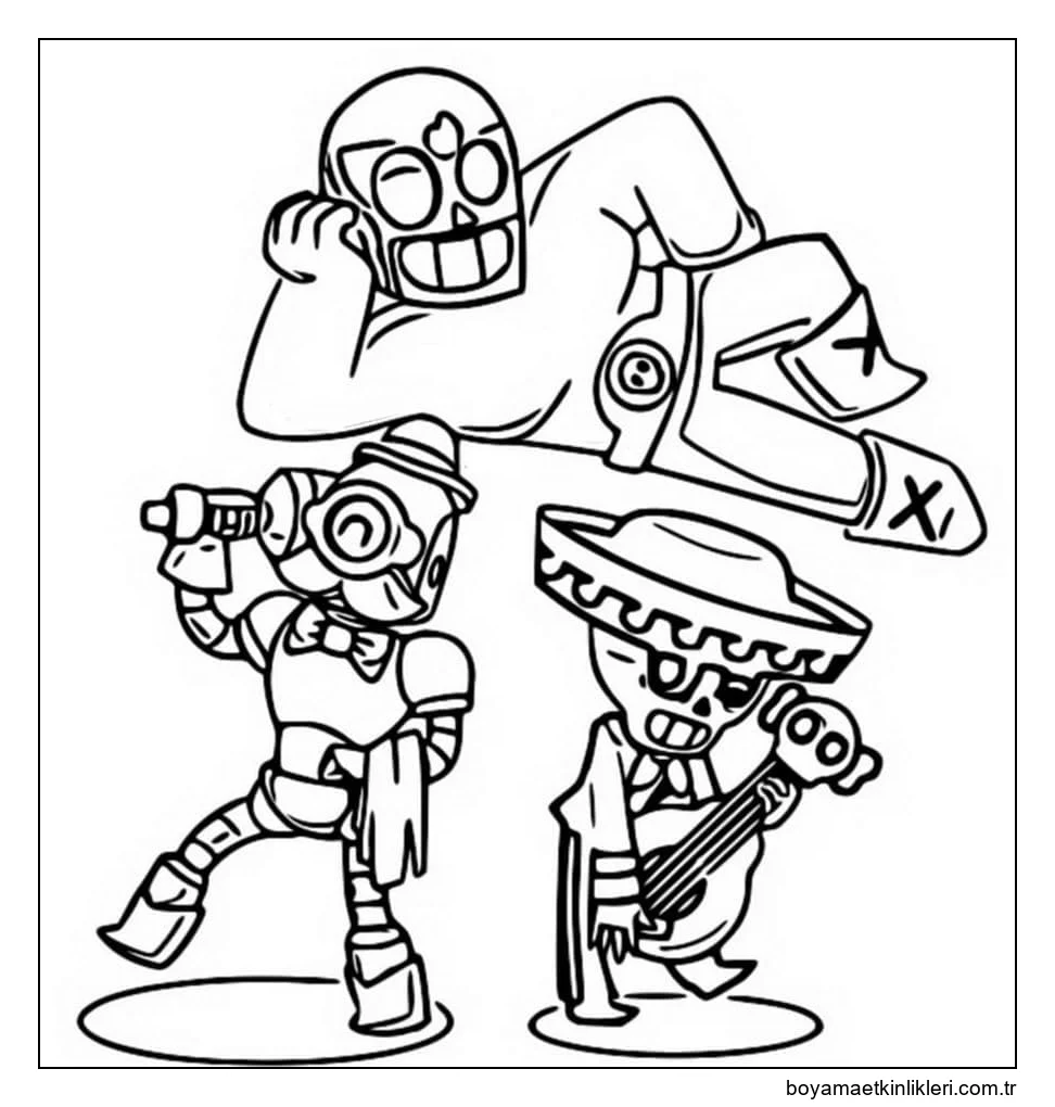 Brawl Stars Karakterlerini Çiz