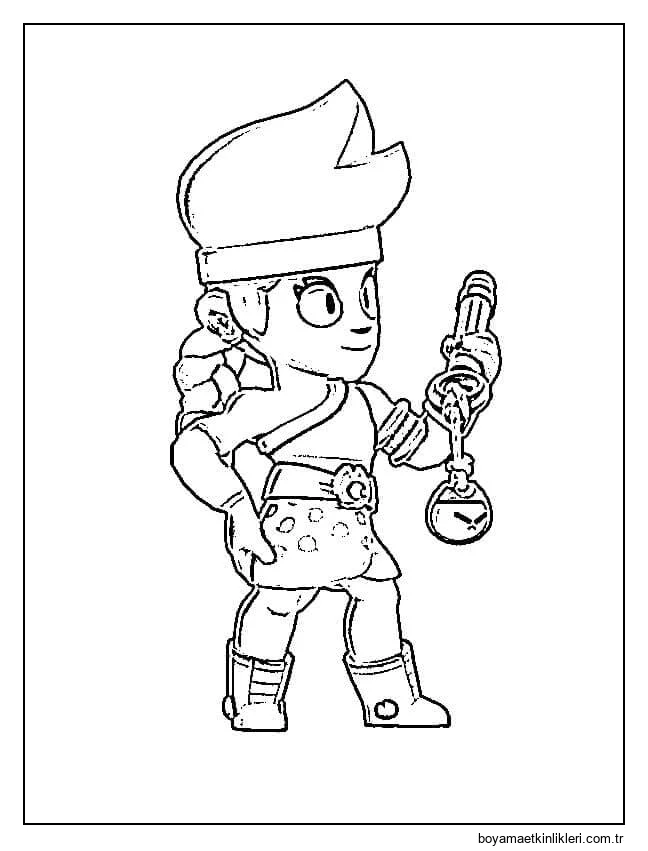 Brawl Stars'ta Amber'ı çizin