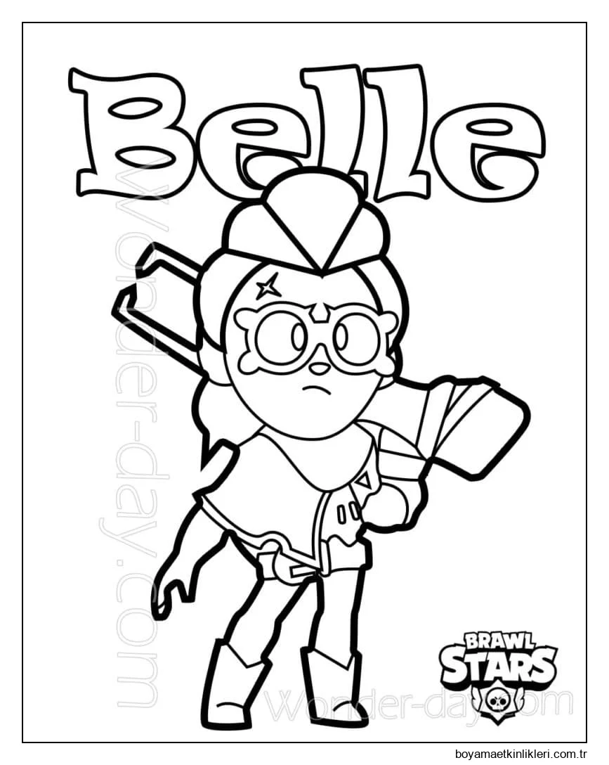 Brawl Stars'ta Belle'i çiz