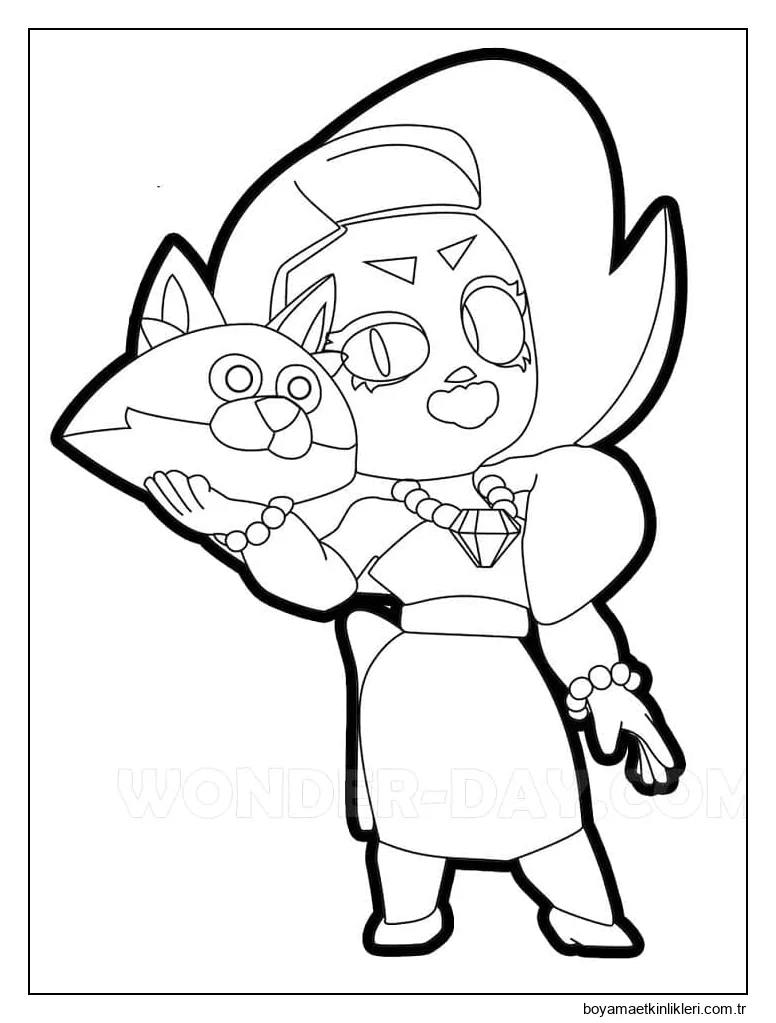 Brawl Stars'ta Lola'yı çizin