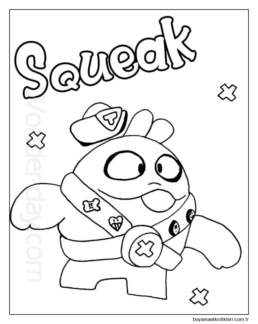 Brawl Stars'ta Squeak'ı çiz