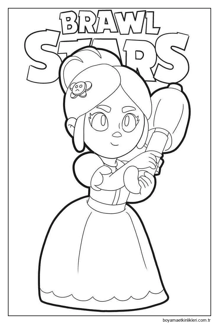 Brawl Stars'tan Piper'ı çizin
