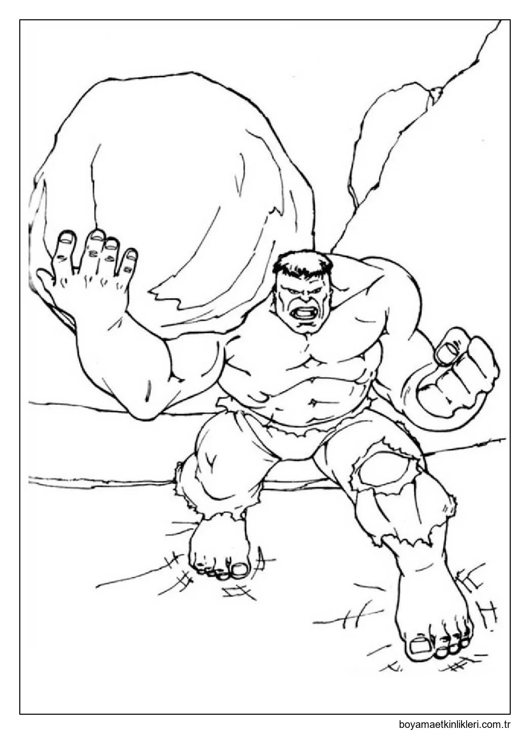 Büyük Taş Tutan Hulk