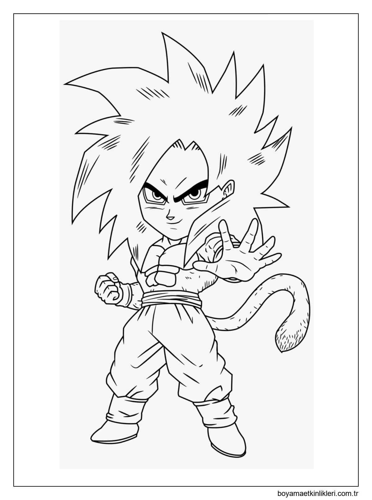 Chibi Goku Süper Saiyan Xeno