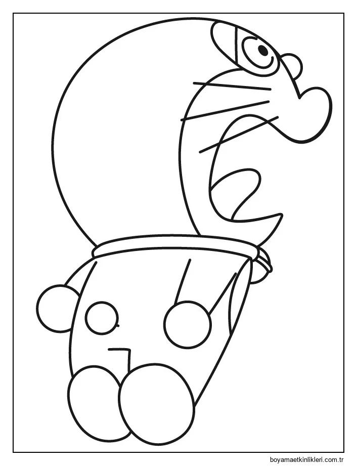 Çığlık atan Doraemon