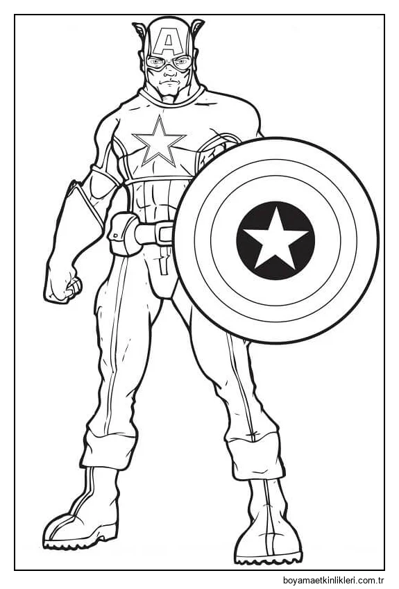 Çizgi Romanda Kaptan Amerika
