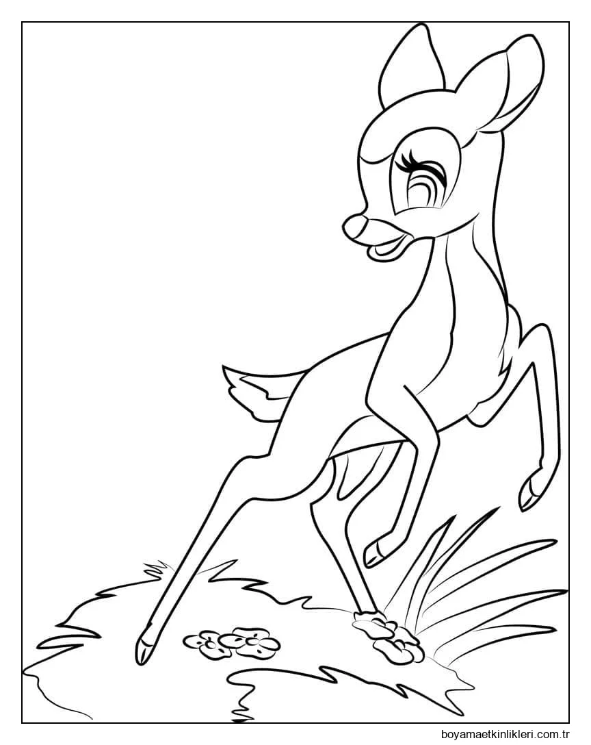 Çizmek Bambi basit
