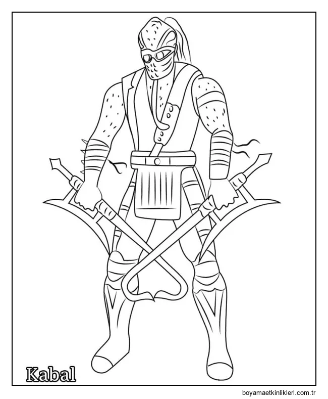 Çizmek Mortal Kombat Kabal