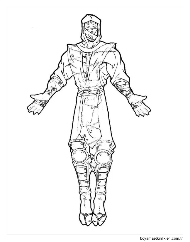 Çizmek Mortal Kombat karakter