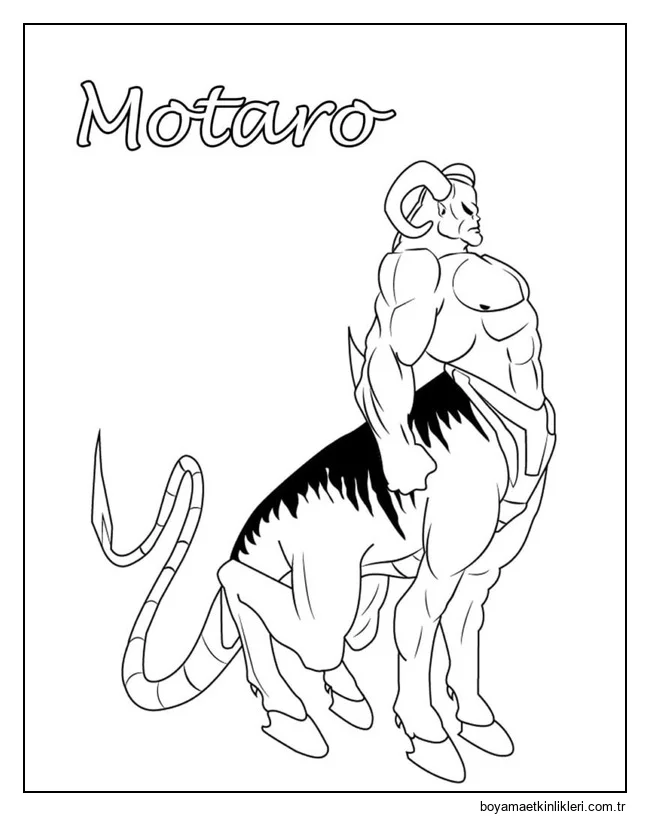 Çizmek Mortal Kombat Motaro