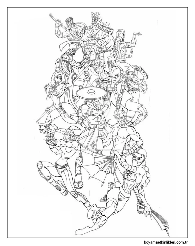 Çizmek oyun Mortal Kombat