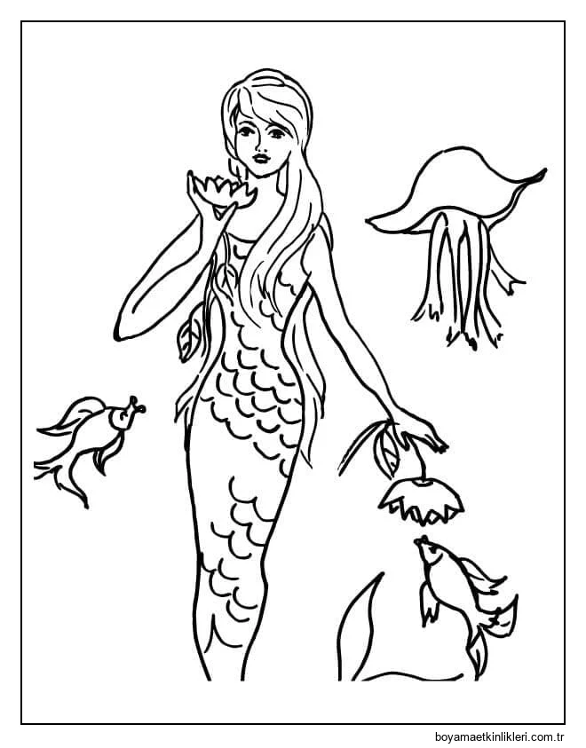 Çocuklar İçin Deniz Kızı