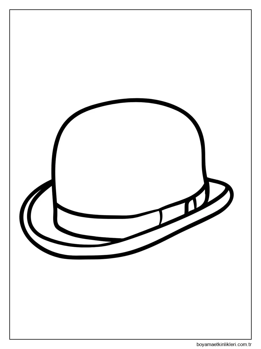 Çocuklar için ücretsiz şapka çizimi