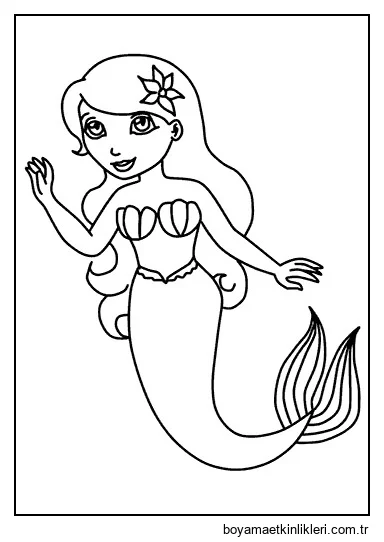Deniz Kızı çizimi