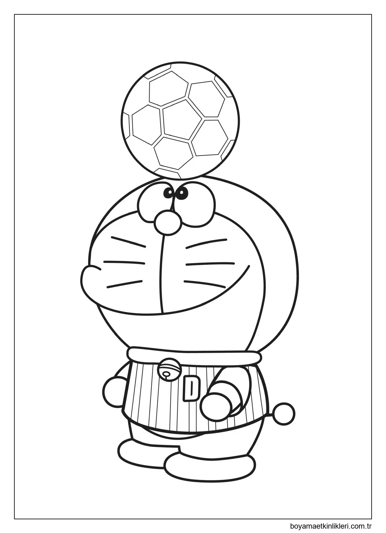 Doraemon Futbol Oynuyor