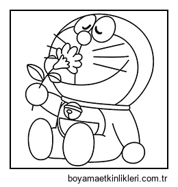 Doraemon Kokulu çiçek