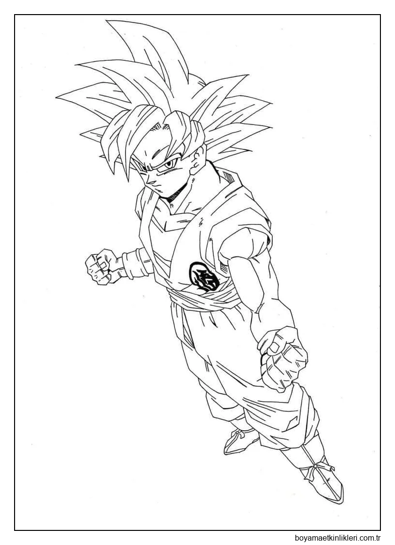 Dragon Ball'dan Goku'yu çiz