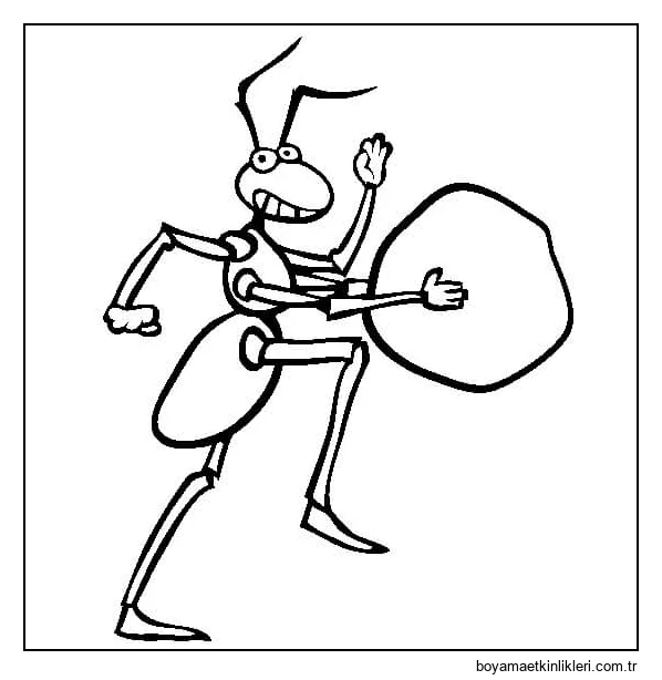 Eğlenceli Karınca Çizimi