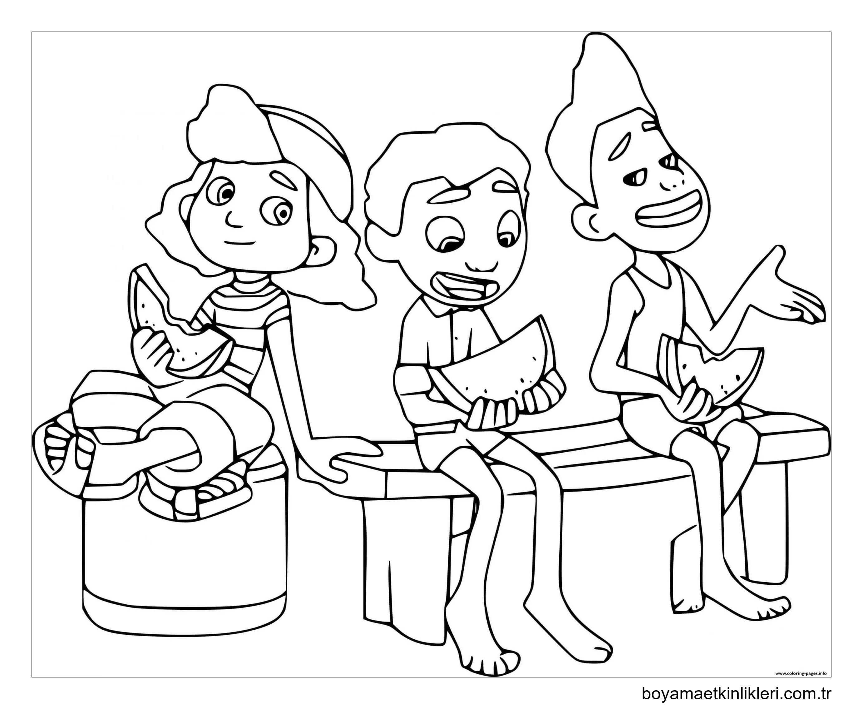 Giulia ve Karpuz Yiyen Arkadaşları