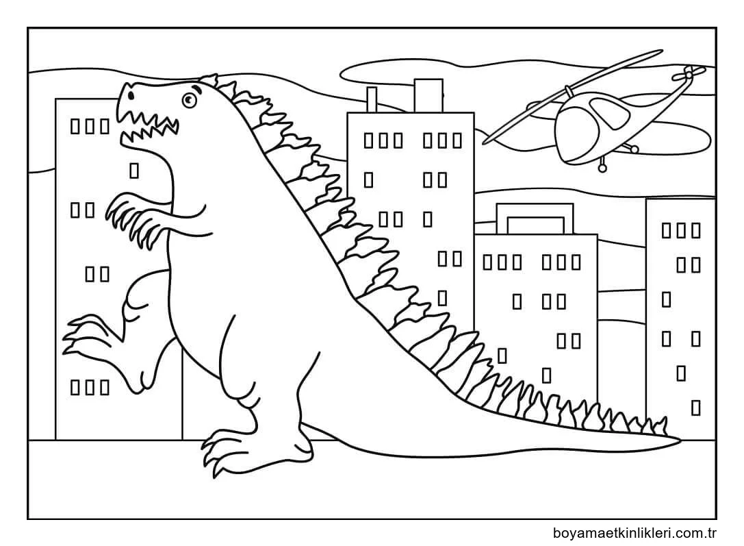 Godzilla çizimi