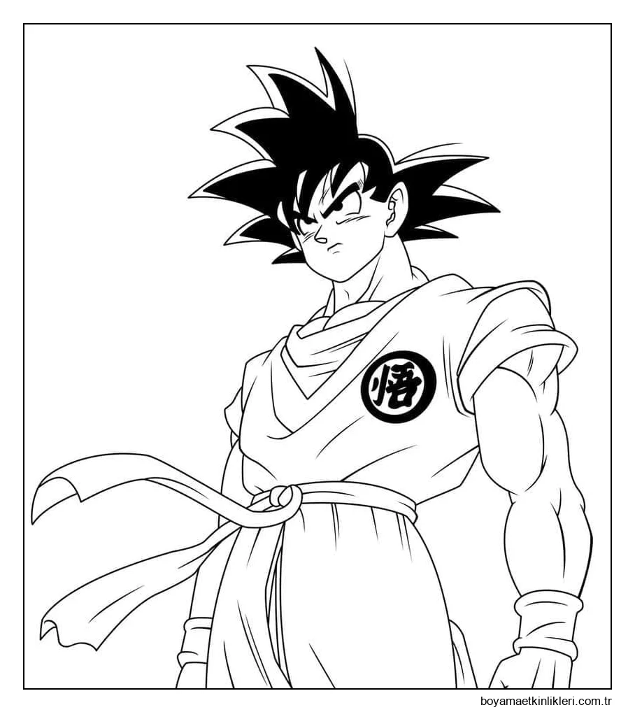 Goku Dragon Ball'u çiz