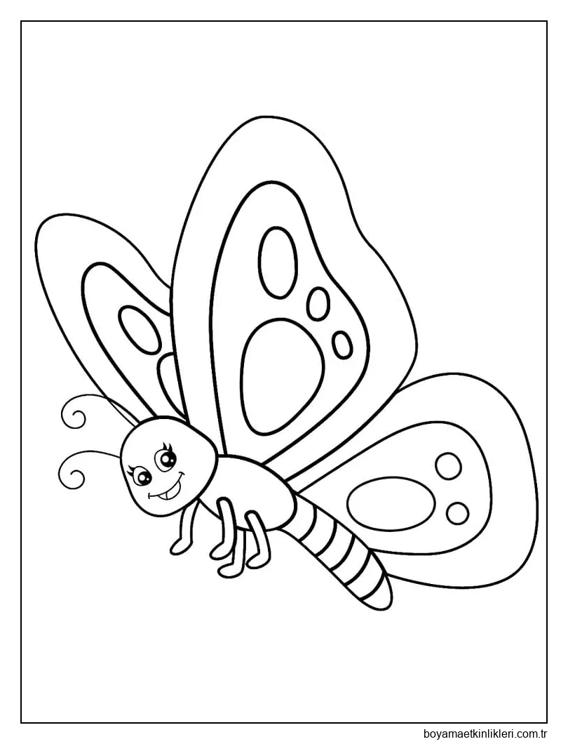 Güzel Kelebek Çizimi
