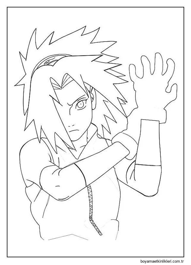 Haruno Sakura'nın çizimi