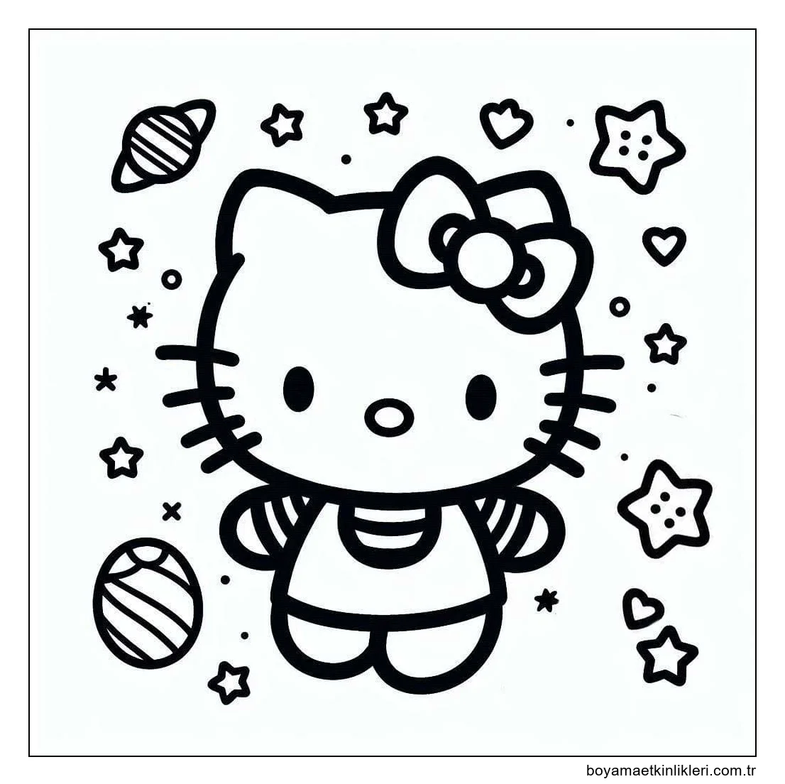 Hello Kitty 8'i çiz