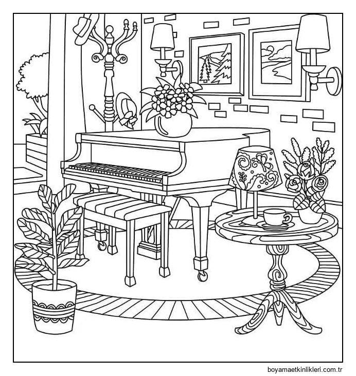 Hello Kitty, Ailesiyle Piyano Çalıyor