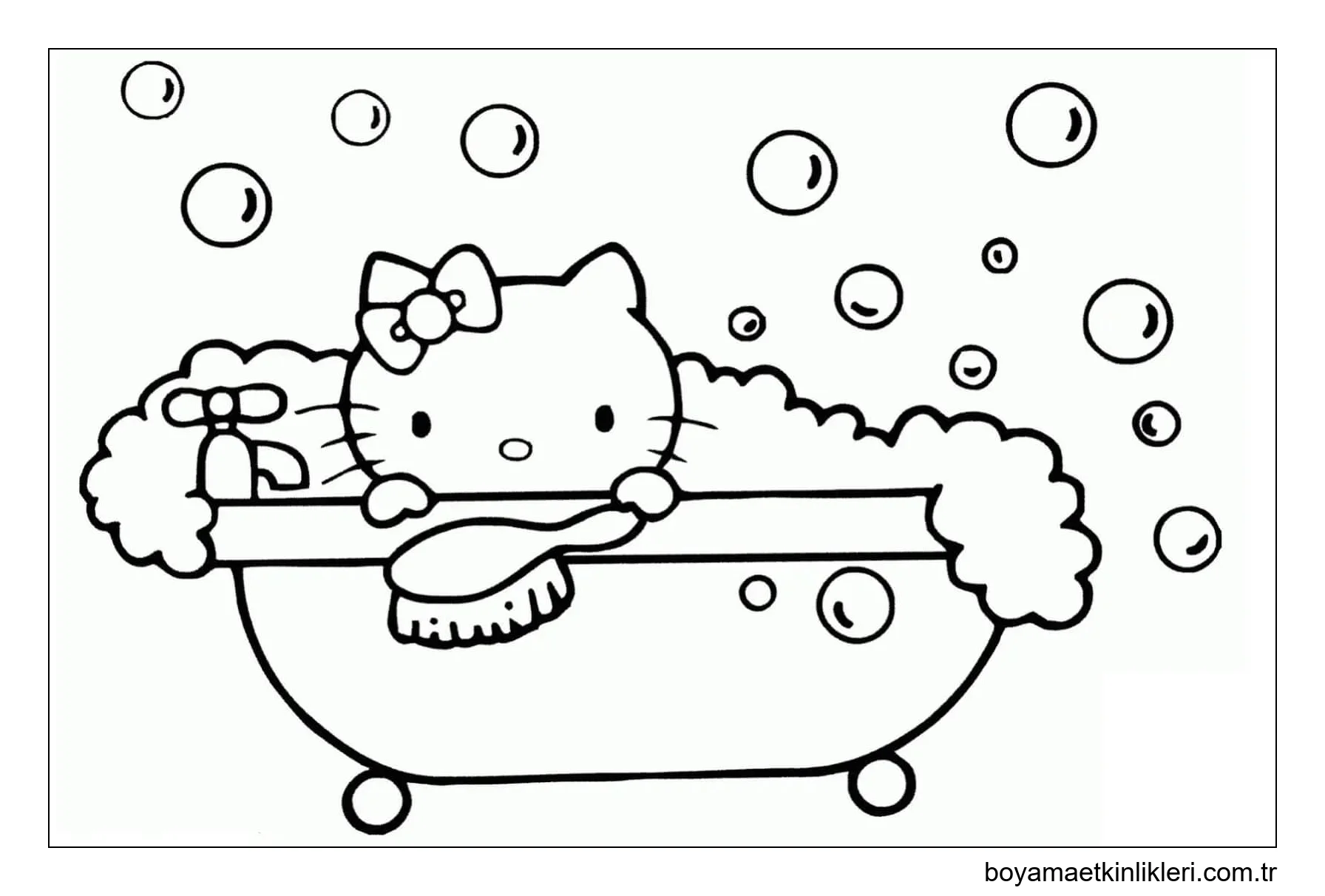 Hello Kitty banyo Yapar