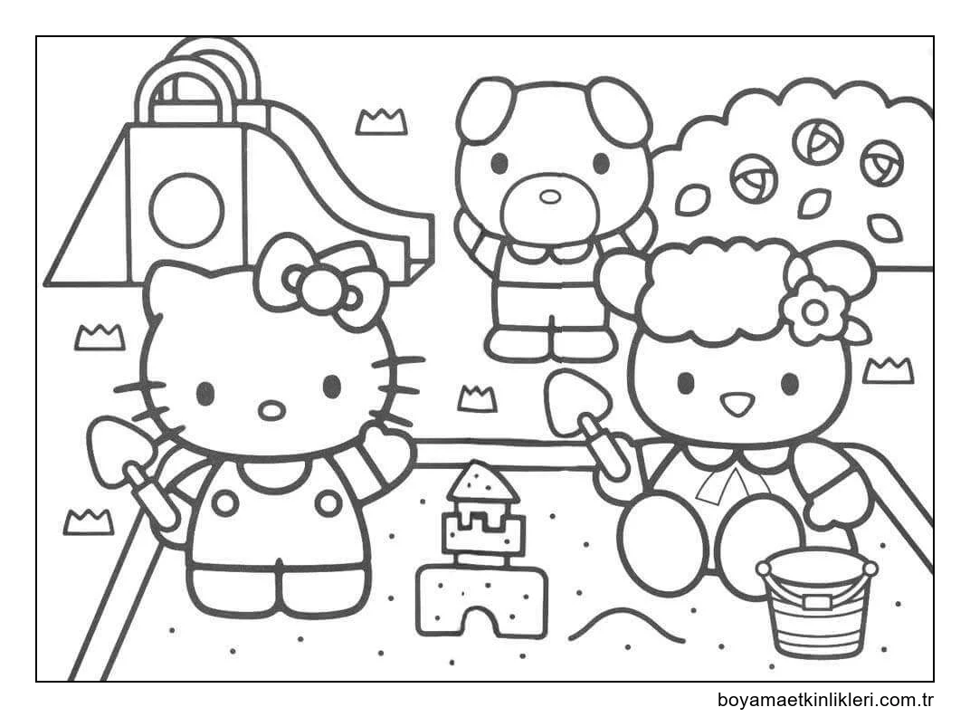 Hello Kitty ve Sandcastle Arkadaşları