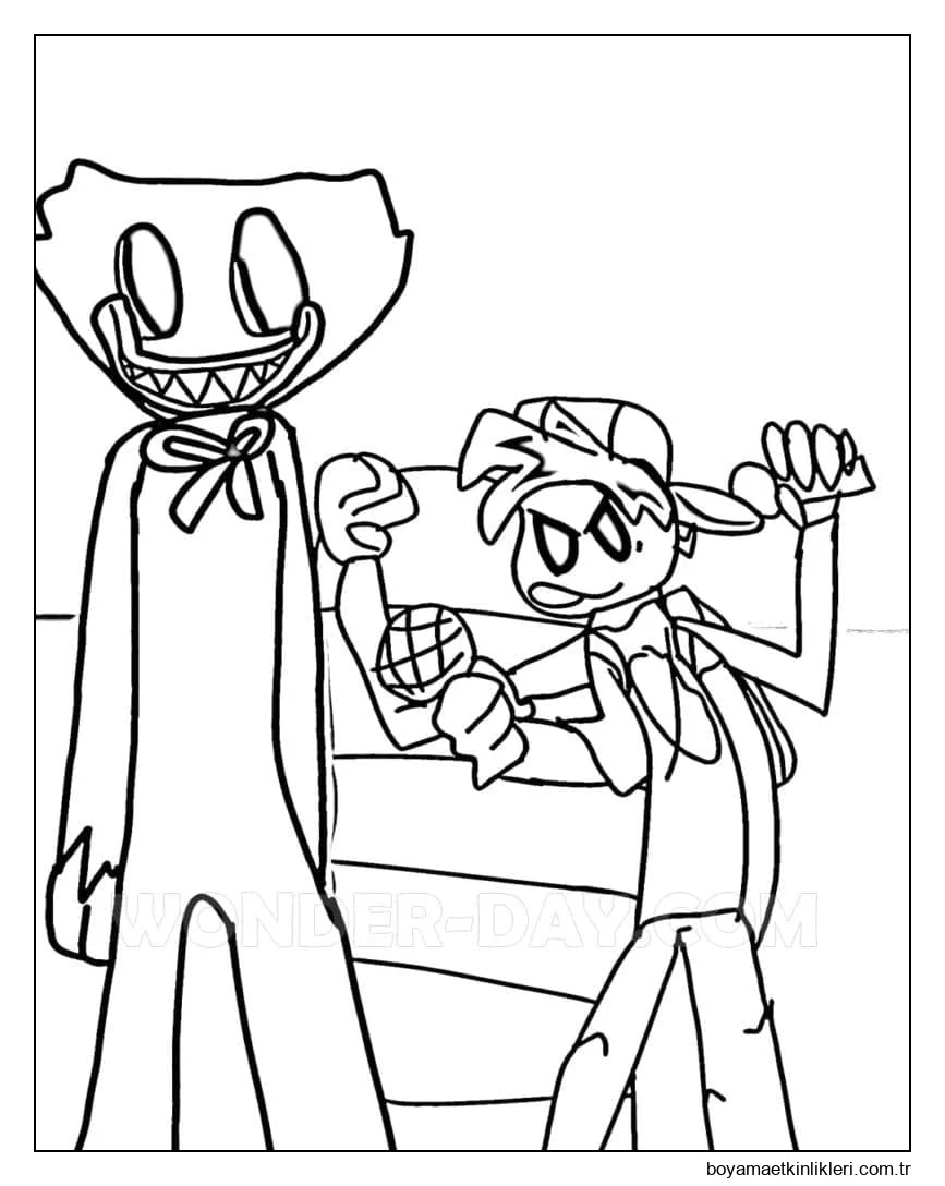 Huggy Wuggy ve Friday Night Funkin