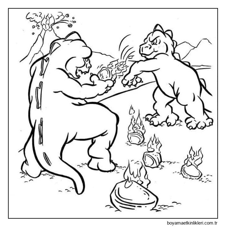 İki Küçük Komik Godzilla