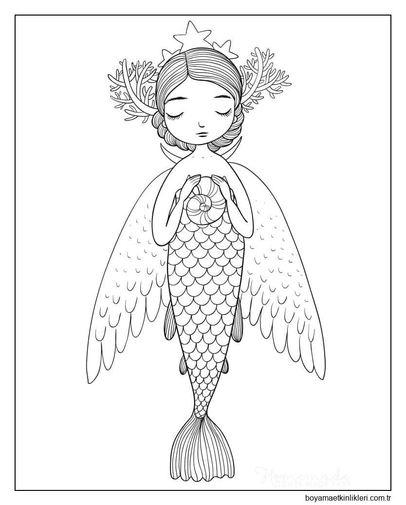 Kanatlı Denizkızı