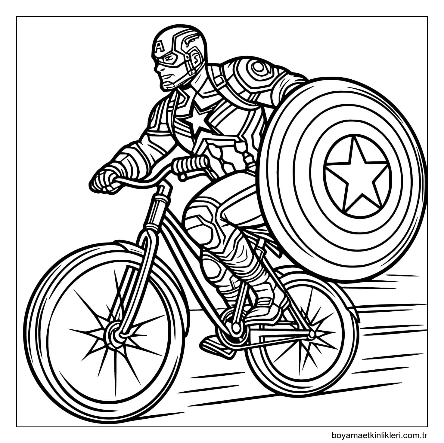 Kaptan Amerika Bisiklet Sürüyor