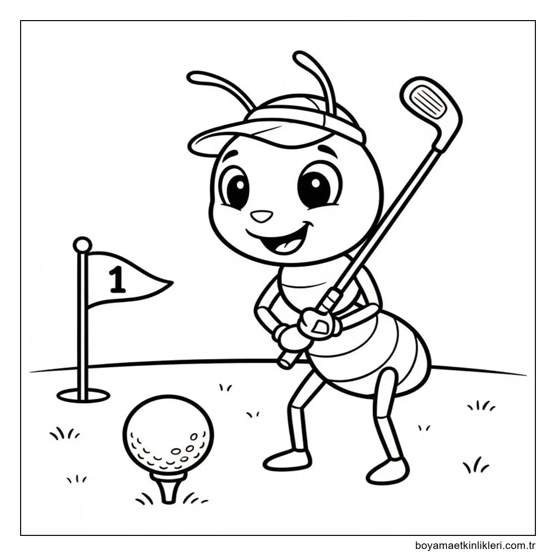 Karınca golf oynamak