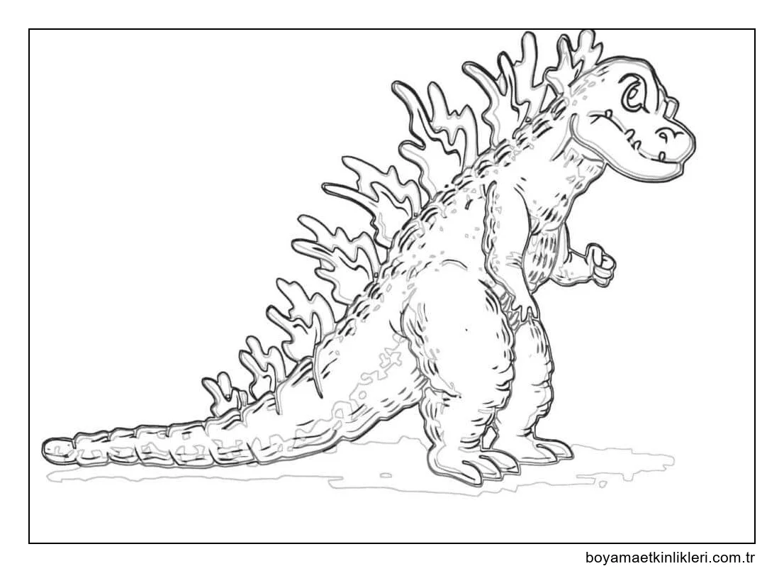 kızgın Godzilla çizgi Film